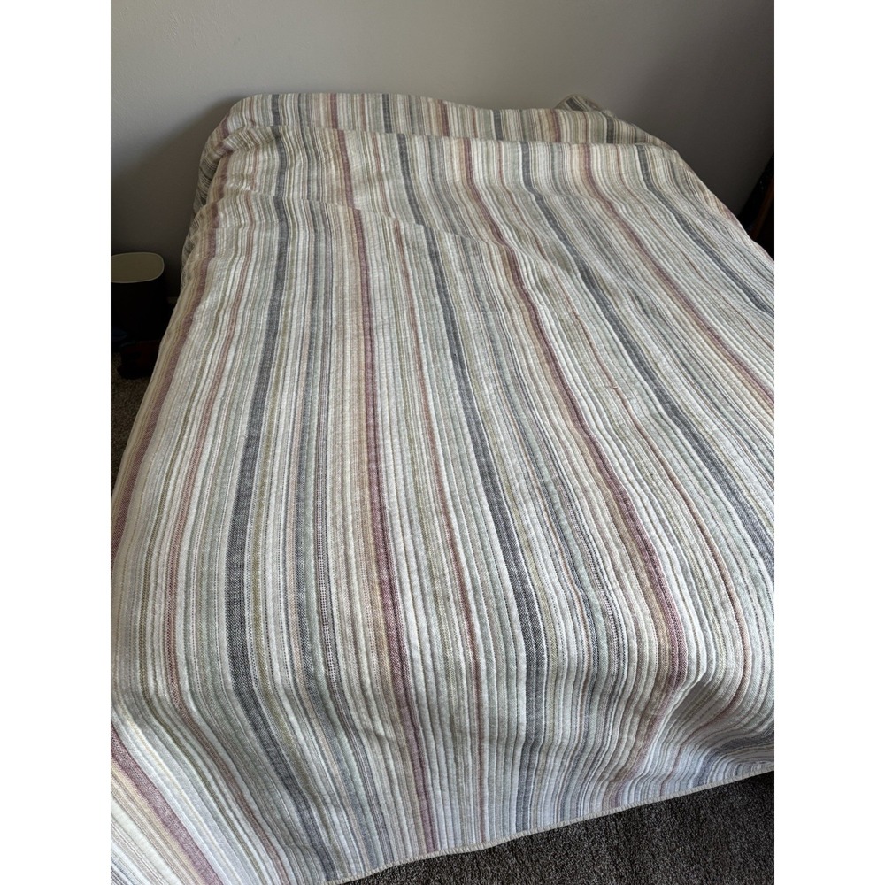 Frye striped Bedspread 106 By 96